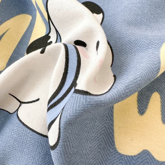 91家纺网 家纺一手货源 找家纺 2025新款加厚生态磨毛床单四件套 萌宠宝贝