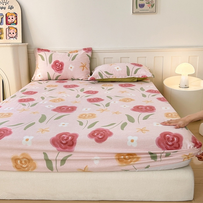 91家纺网 家纺一手货源 找家纺 2025新款加厚生态磨毛单床笠 知否