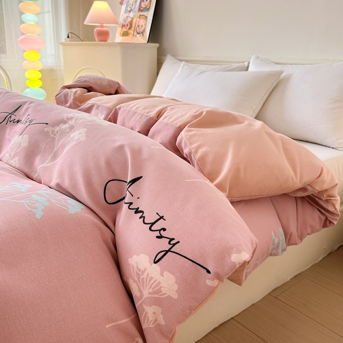 91家纺网 家纺一手货源 找家纺 2025新款加厚生态磨毛单被套 清风觅影