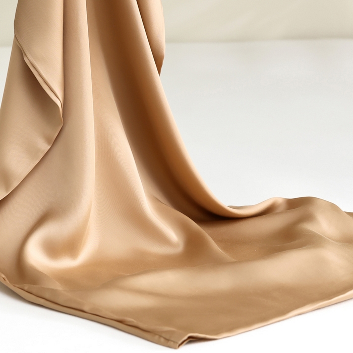 91家纺网 家纺一手货源 找家纺 轩和 2025新款A类LF60S兰精天丝单品枕套 拿铁咖