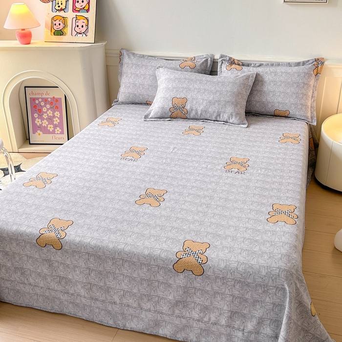 91家纺网 家纺一手货源 找家纺 2025新款加厚生态磨毛单床单 罗拉