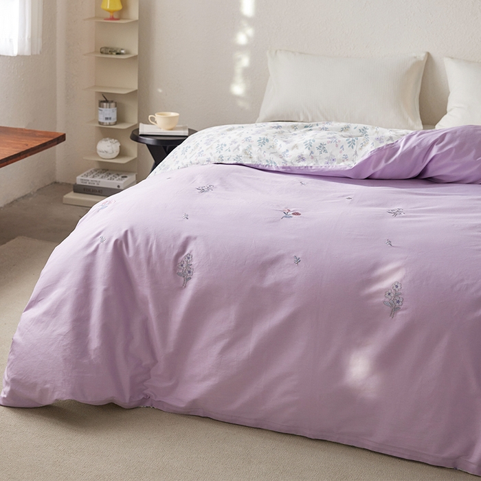 91家纺网 家纺一手货源 找家纺 2024新款爆品全棉纯棉印花刺绣单被套卡通被罩单品 花间秘境