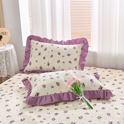 91家纺网 家纺一手货源 找家纺 （总）梦精灵家纺 2025新款全棉花边枕套