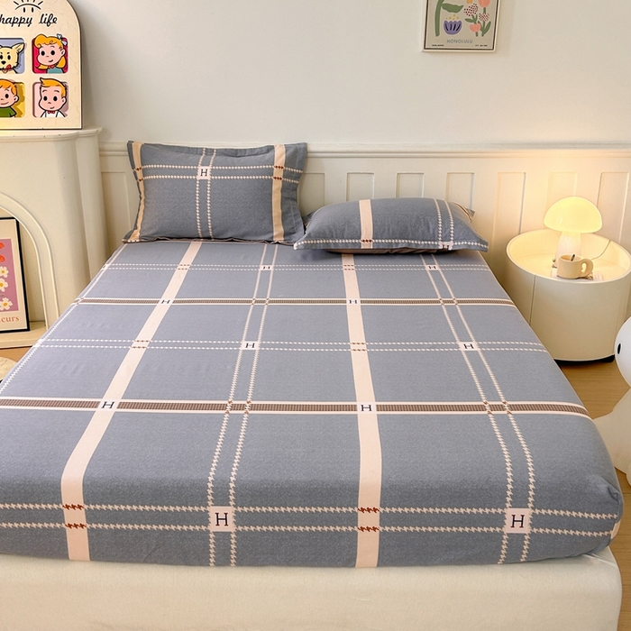 91家纺网 家纺一手货源 找家纺 2025新款加厚生态磨毛单床笠 兰迪