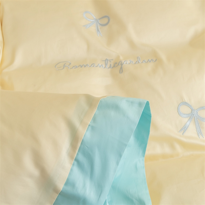 91家纺网 家纺一手货源 找家纺 （总）小久久（小九九） 2024新款A类全棉刺绣四件套-甜梦