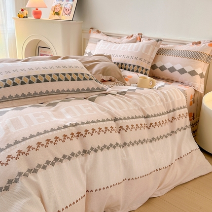 91家纺网 家纺一手货源 找家纺 （总）2025新款加厚生态磨毛床单四件套