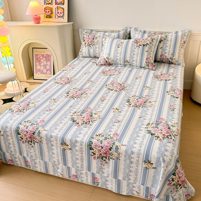 91家纺网 家纺一手货源 找家纺 2025新款加厚生态磨毛单床单 法芙娜