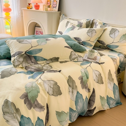 91家纺网 家纺一手货源 找家纺 （总）2025新款加厚生态磨毛床单四件套