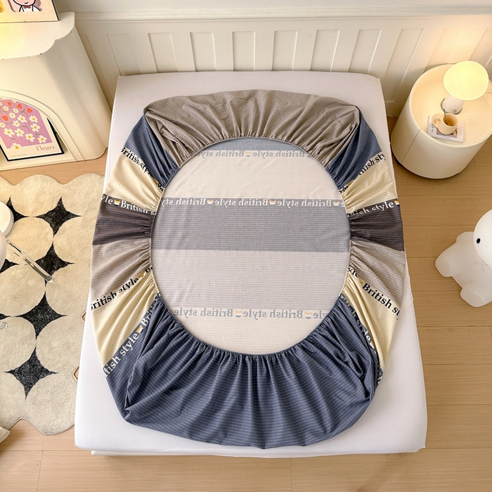 91家纺网 家纺一手货源 找家纺 2025新款加厚生态磨毛单床笠 塞利维亚