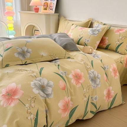 91家纺网 家纺一手货源 找家纺 （总）2025新款加厚生态磨毛床单四件套