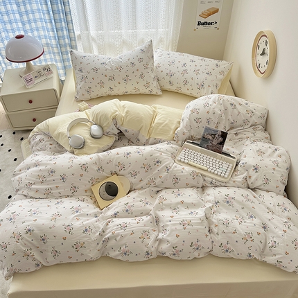 91家纺网 家纺一手货源 找家纺 （总）希丞家居 2024新款提花泡泡水洗棉四件套【提供买家秀】