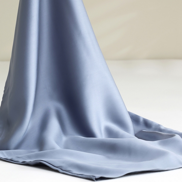 91家纺网 家纺一手货源 找家纺 轩和 2025新款A类LF60S兰精天丝单品枕套 劳伦蓝