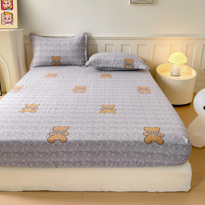 91家纺网 家纺一手货源 找家纺 2025新款加厚生态磨毛单床笠 罗拉