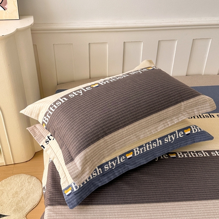 91家纺网 家纺一手货源 找家纺 2025新款加厚生态磨毛单枕套 塞利维亚