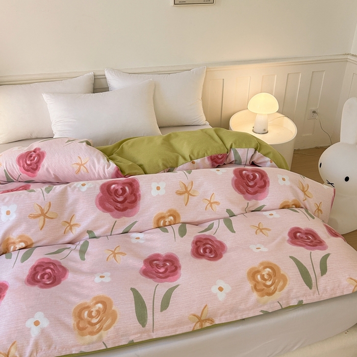 91家纺网 家纺一手货源 找家纺 2025新款加厚生态磨毛单被套 知否