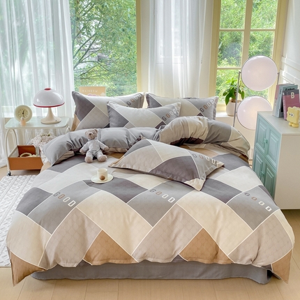 91家纺网 家纺一手货源 找家纺 （总）帛缔思 2024新款加厚淳木棉四件套