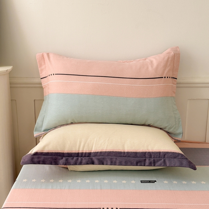 91家纺网 家纺一手货源 找家纺 2025新款加厚生态磨毛单枕套 杰森