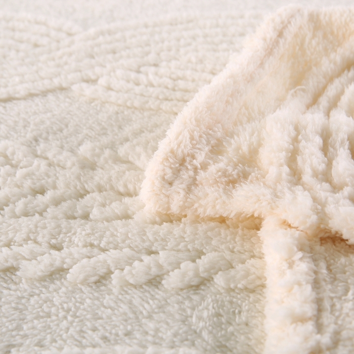 91家纺网 家纺一手货源 找家纺 （总）巴木赫 2024新款8字塔芙绒毯子毛毯