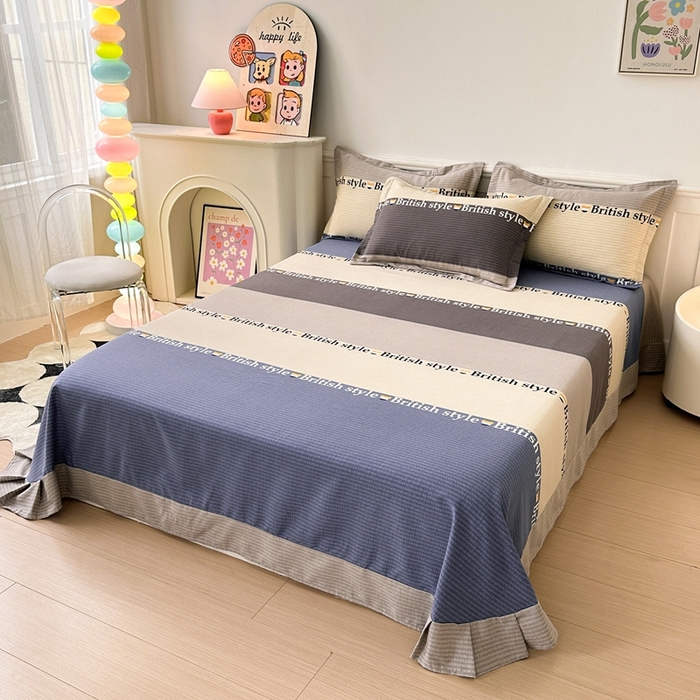 91家纺网 家纺一手货源 找家纺 2025新款加厚生态磨毛单床单 塞利维亚