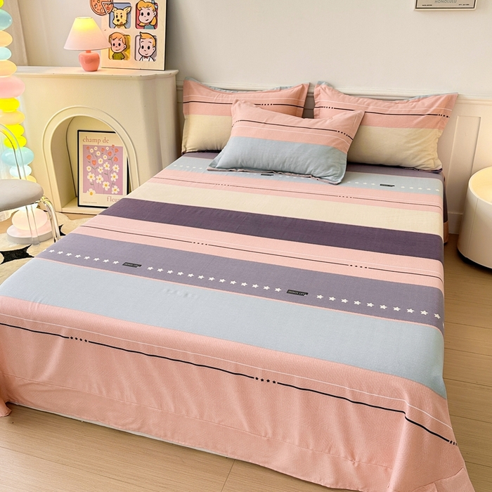 91家纺网 家纺一手货源 找家纺 2025新款加厚生态磨毛单床单 杰森