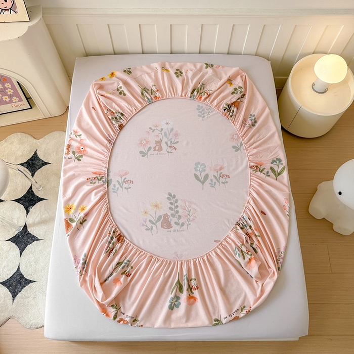 91家纺网 家纺一手货源 找家纺 2025新款加厚生态磨毛床笠四件套 西西里