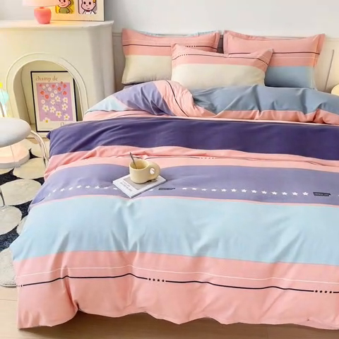 91家纺网 家纺一手货源 找家纺 2025新款加厚生态磨毛床单四件套 杰森