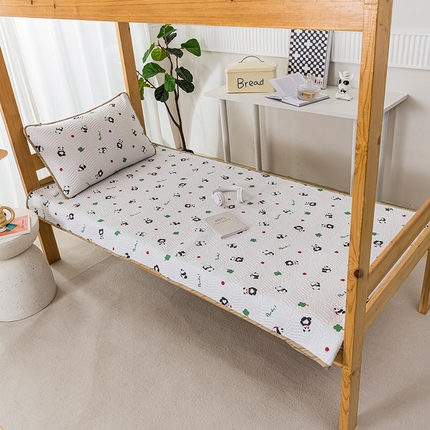 91家纺网 家纺一手货源 找家纺 （总）莎果家纺 2024新款学生款双面纯棉印花款高温砂洗床盖三件套