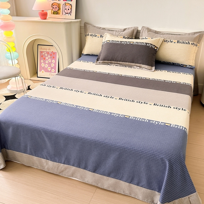 91家纺网 家纺一手货源 找家纺 2025新款加厚生态磨毛单床单 塞利维亚