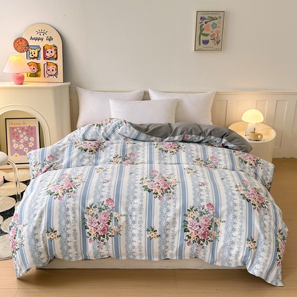 2025新款加厚生态磨毛单被套 法芙娜