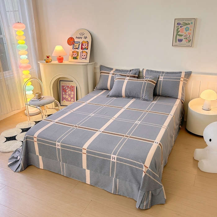 91家纺网 家纺一手货源 找家纺 2025新款加厚生态磨毛单床单 兰迪