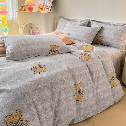 91家纺网 家纺一手货源 找家纺 （总）2025新款加厚生态磨毛床单四件套