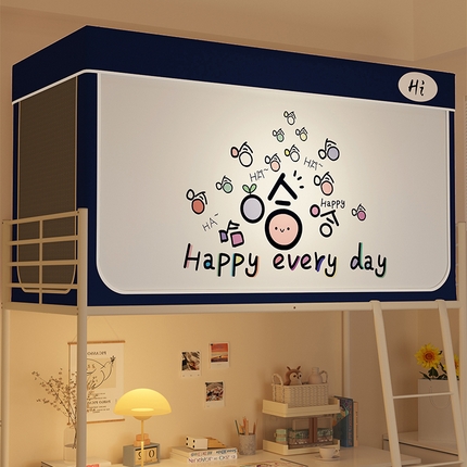 91家纺网 家纺一手货源 找家纺 （总）安金蚊帐 2024新款防蚊遮光一体99%强遮光学生宿舍上下铺遮光学生蚊帐-系列一