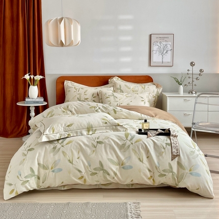 91家纺网 家纺一手货源 找家纺 （总）2025新款全棉精梳磨毛印花四件套