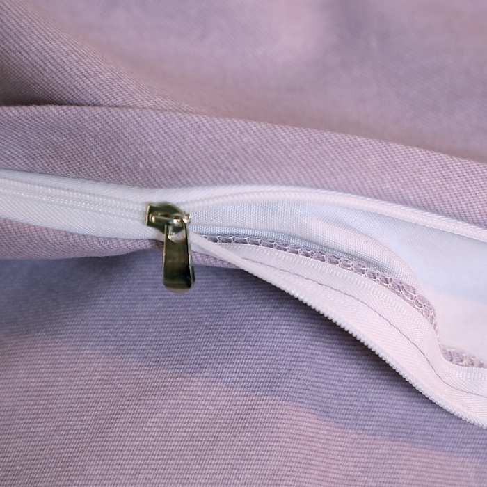 91家纺网 家纺一手货源 找家纺 晶缦家纺 2024新款加厚纯棉喷气全棉纯色生态磨毛多规格单品被套 纯依-浅紫