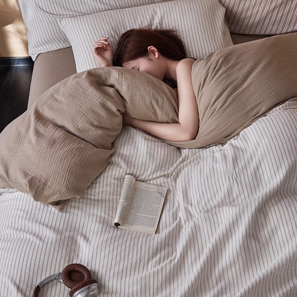 91家纺网 家纺一手货源 找家纺 （总）2025新品尚美色织条纹绉纱系列--尚美细条系列