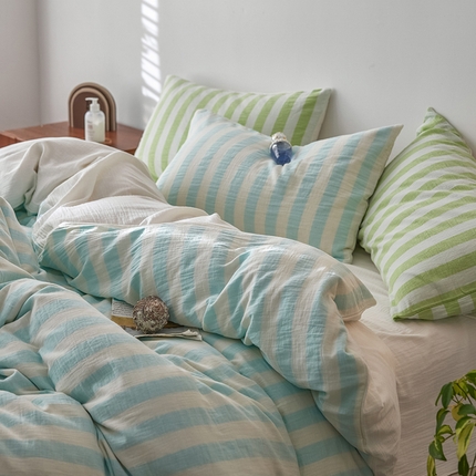 91家纺网 家纺一手货源 找家纺 （总）2025新品尚美色织条纹绉纱系列--尚美宽条系列