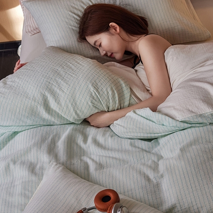 91家纺网 家纺一手货源 找家纺 （总）2025新品尚美色织条纹绉纱系列--尚美细条系列