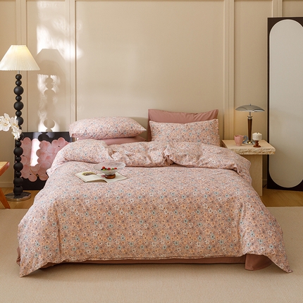 91家纺网 家纺一手货源 找家纺 （总）2024新款全棉陶瓷磨毛印花四件套