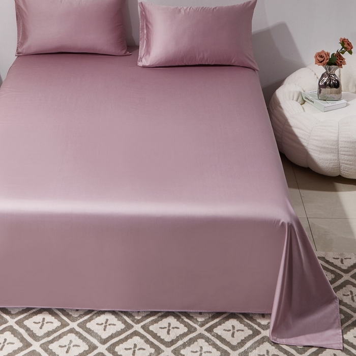 91家纺网 家纺一手货源 找家纺 晶缦家纺  2025新款全棉60支贡缎长绒棉纯色单品被套单件60S素色纯棉单被套多规格被罩活性印染 琳澜-粉豆沙