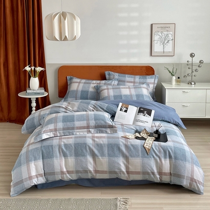 91家纺网 家纺一手货源 找家纺 （总）2025新款全棉精梳磨毛印花四件套