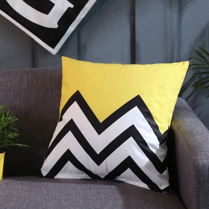 91家纺网 家纺一手货源 找家纺 （总）2024新款ins印花简约时尚抱枕Y015款