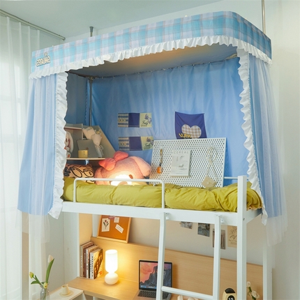 91家纺网 家纺一手货源 找家纺 （总）卓尔居 2025新款学生蚊帐导轨高精密花边系列