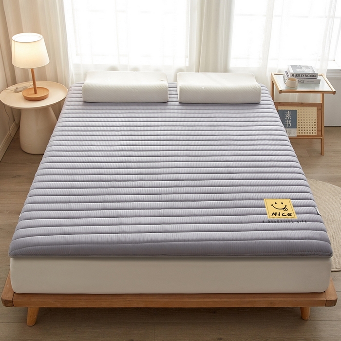 91家纺网 家纺一手货源 找家纺 卡派 2024新款成人款泡泡棉单边抗压床垫 阳光-灰
