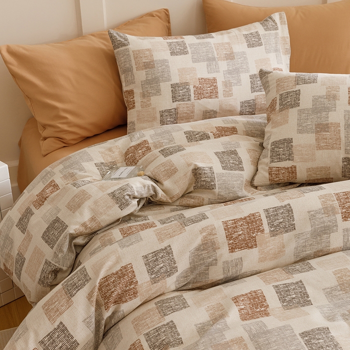 91家纺网 家纺一手货源 找家纺 2024新款全棉陶瓷磨毛印花四件套 品格