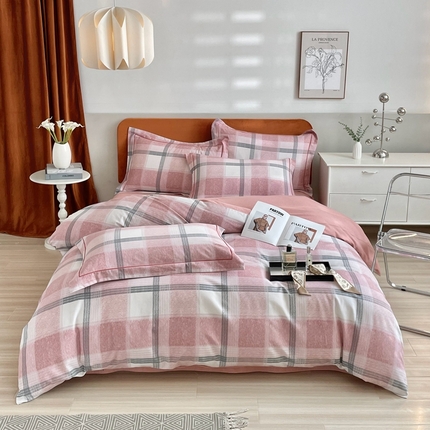 91家纺网 家纺一手货源 找家纺 （总）2025新款全棉精梳磨毛印花四件套