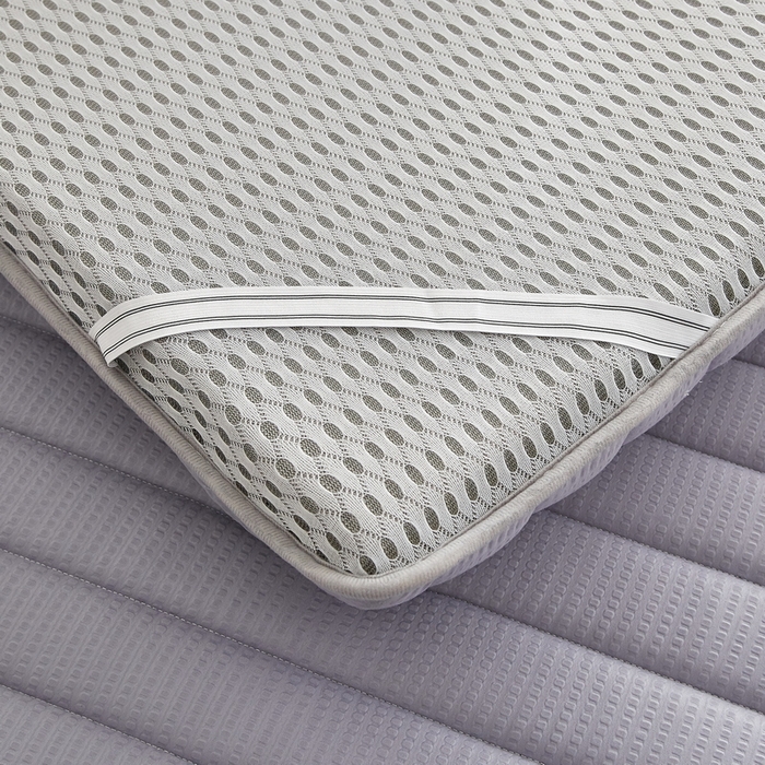 91家纺网 家纺一手货源 找家纺 卡派 2024新款成人款泡泡棉单边抗压床垫 阳光-灰