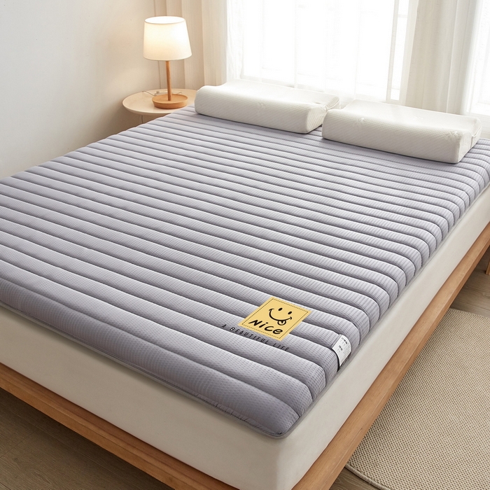 91家纺网 家纺一手货源 找家纺 卡派 2024新款成人款泡泡棉单边抗压床垫 阳光-灰