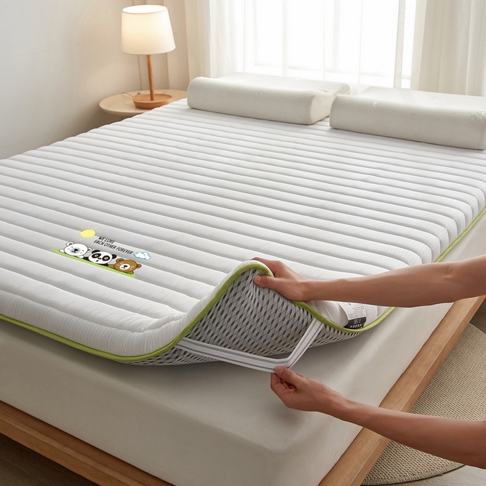 91家纺网 家纺一手货源 找家纺 （总）卡派 2024新款成人款泡泡棉单边抗压床垫