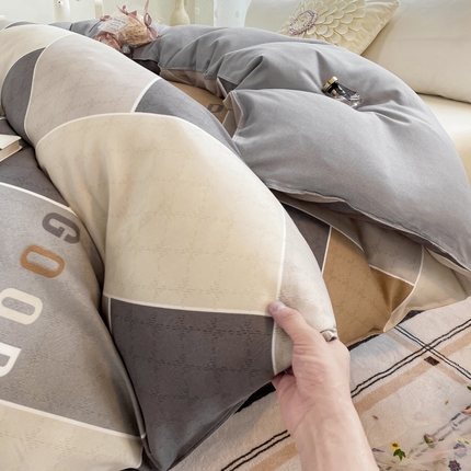 91家纺网 家纺一手货源 找家纺 （总）帛缔思 2024新款淳木棉印花单品被套