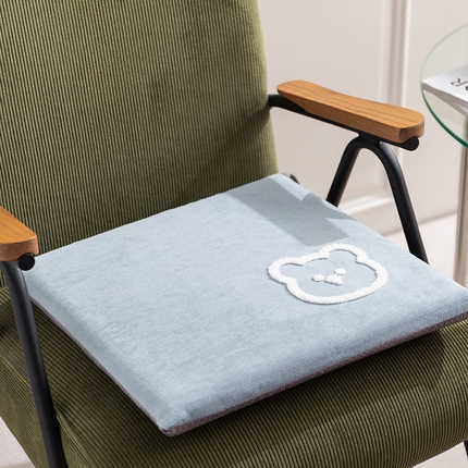 91家纺网 家纺一手货源 找家纺 （总）囍莱家纺 2024新款雪尼尔记忆棉坐垫ZD-G026